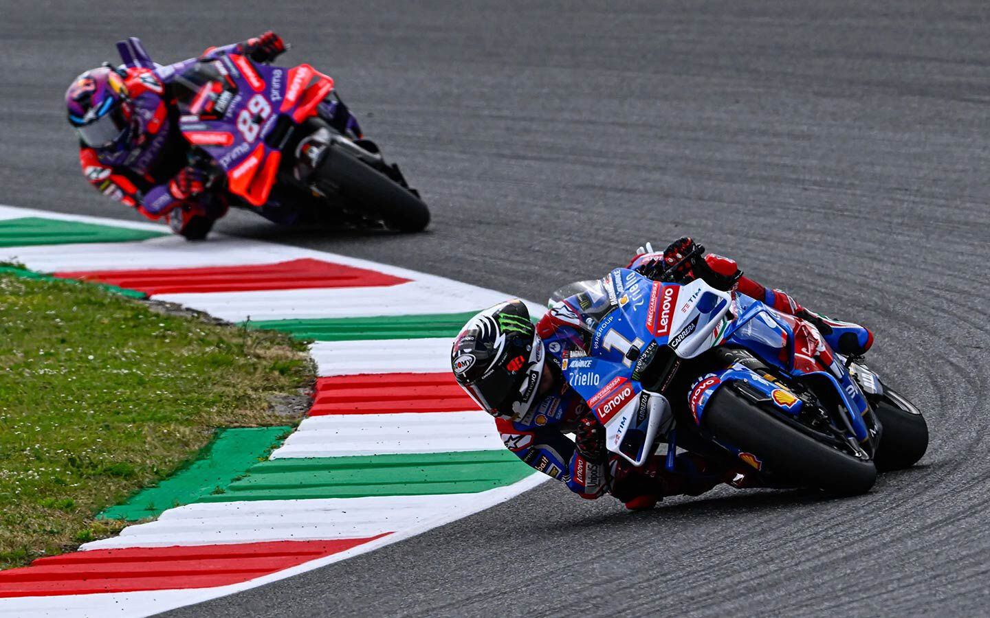 Francesco Bagnaia gained points in the MotoGP championship over his rival, Jorge Martín.