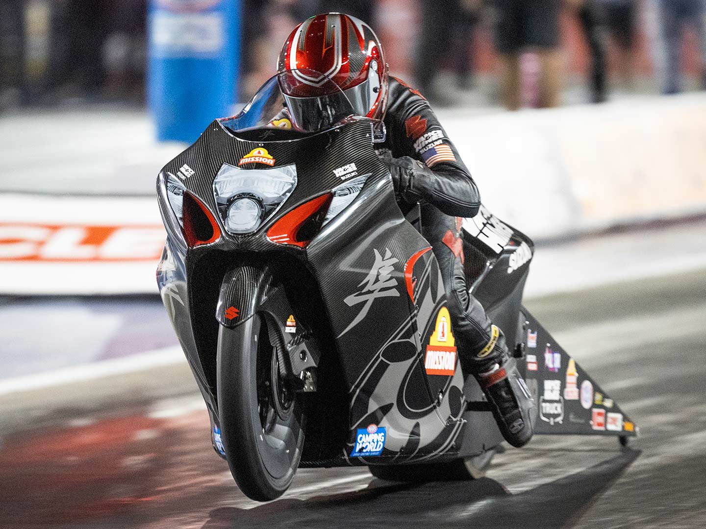 Vance Hines Dominant Suzuki Hayabusa Pro Stock Motorcycle
