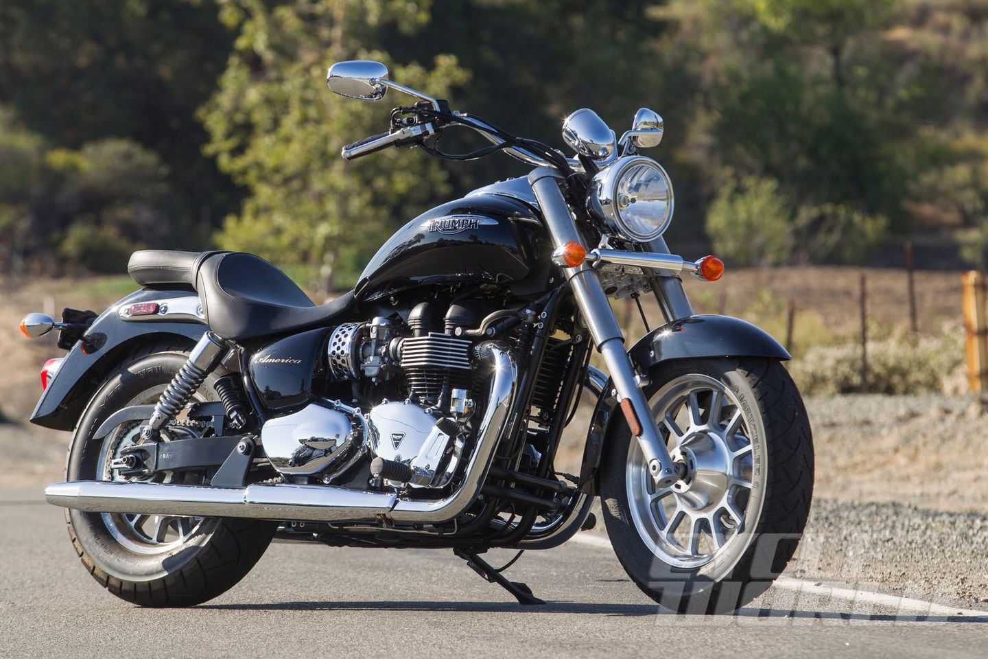 2015 Triumph America RIDING IMPRESSION Cruiser Motorcycle Review Photos Specs Cycle World