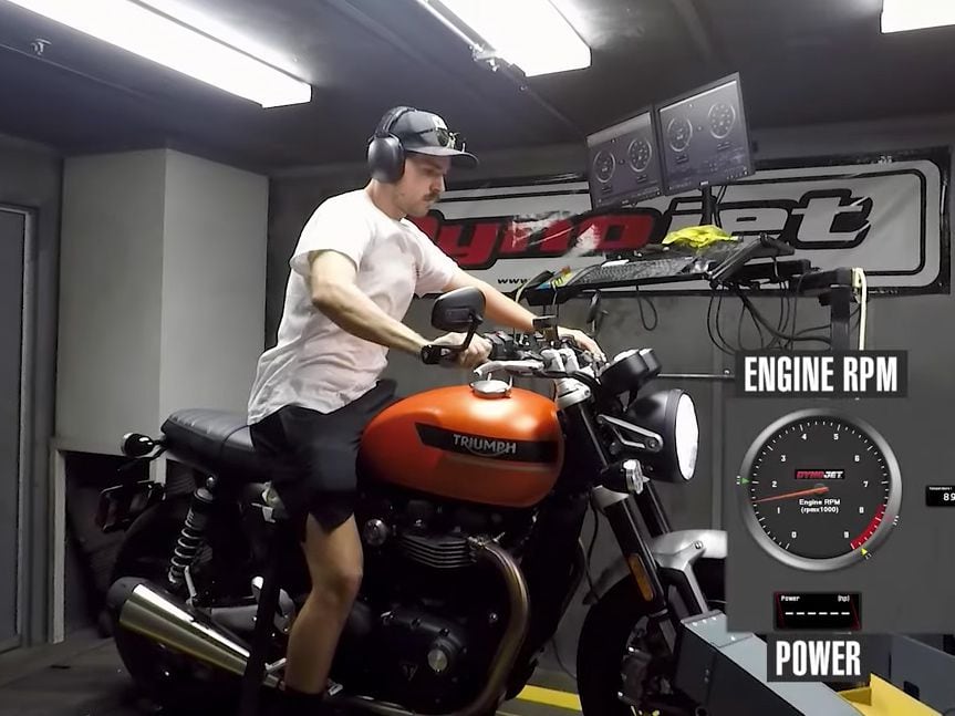 2023 Triumph Speed Twin 1200 Dyno Test Cycle World