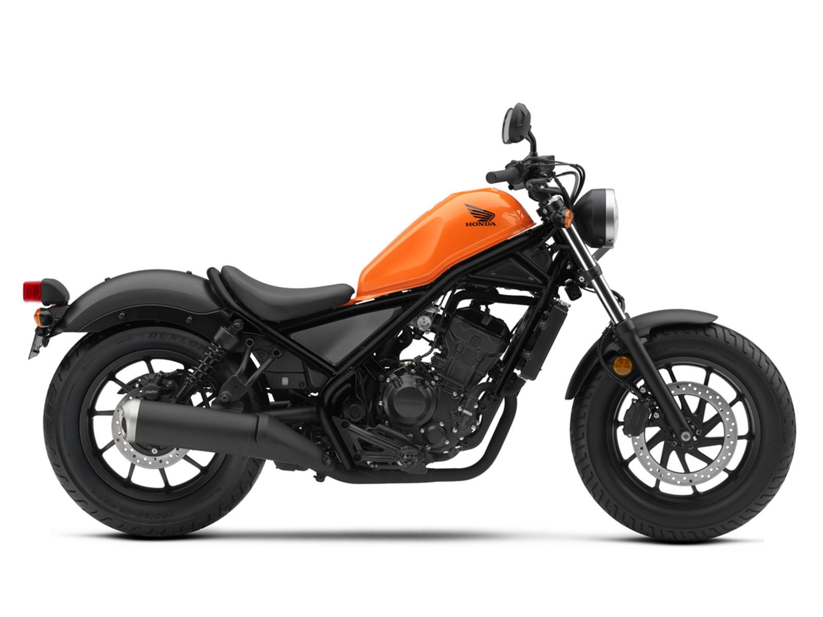 Honda's Rebel is available in 300cc and 500cc displacements.