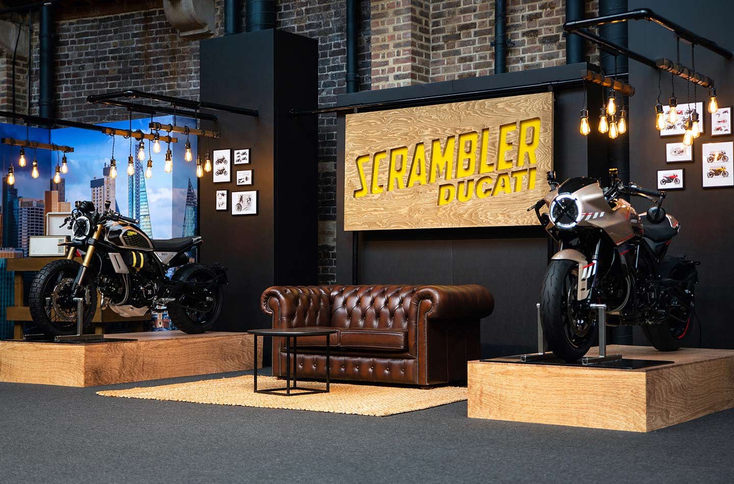 Ducati has just revealed two new concept bikes, based on its Scrambler series, at the London Bike Shed Show.