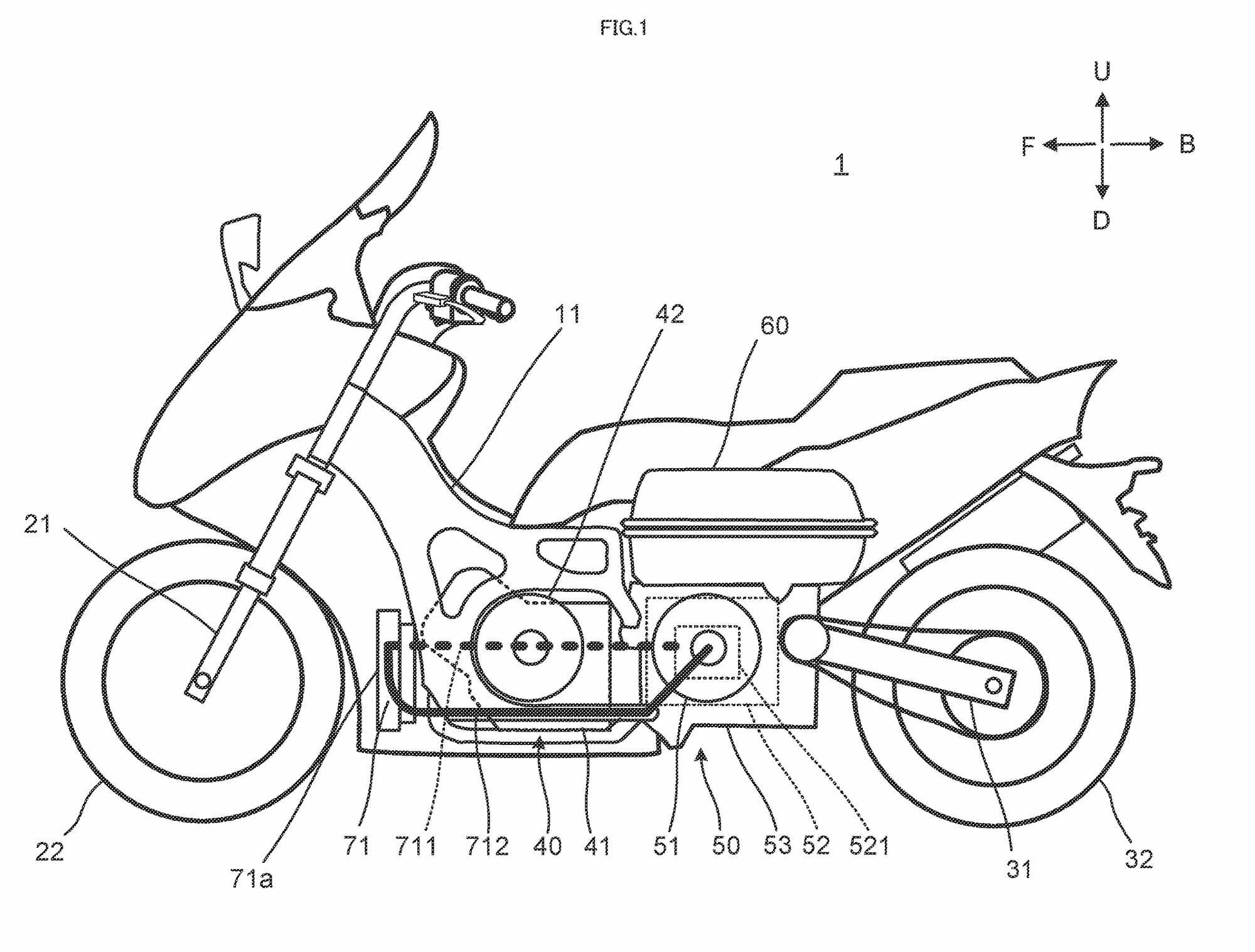 A series hybrid also utilizes two motors but depends primarily on the electric motor to do most of the work. On this first scooter-style design, Yamaha places the battery and electric motor underneath the seat.