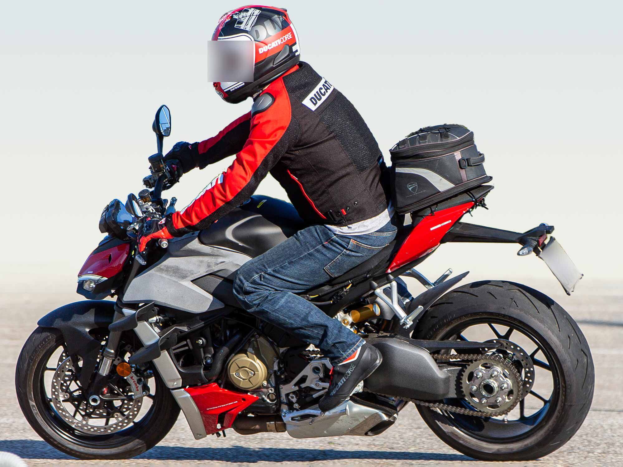We believe these recent spy images are of the 2023 Ducati Streetfighter V4 that will be announced in the next month or so.
