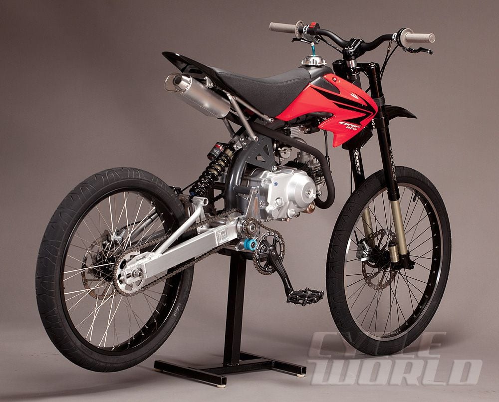 Motopeds Mountain Bike/Moto Hybrid Conversion Kits Cycle World