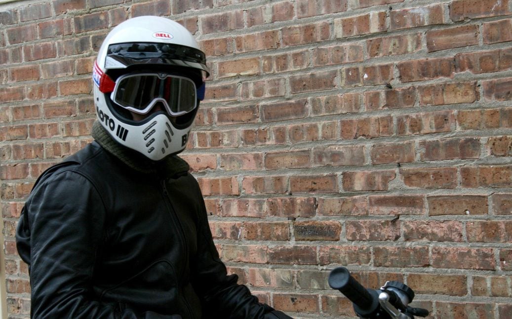 ☆BELL Moto-3 CLASSIC GLOSS WHITE ベル モト3 復刻版 オフ