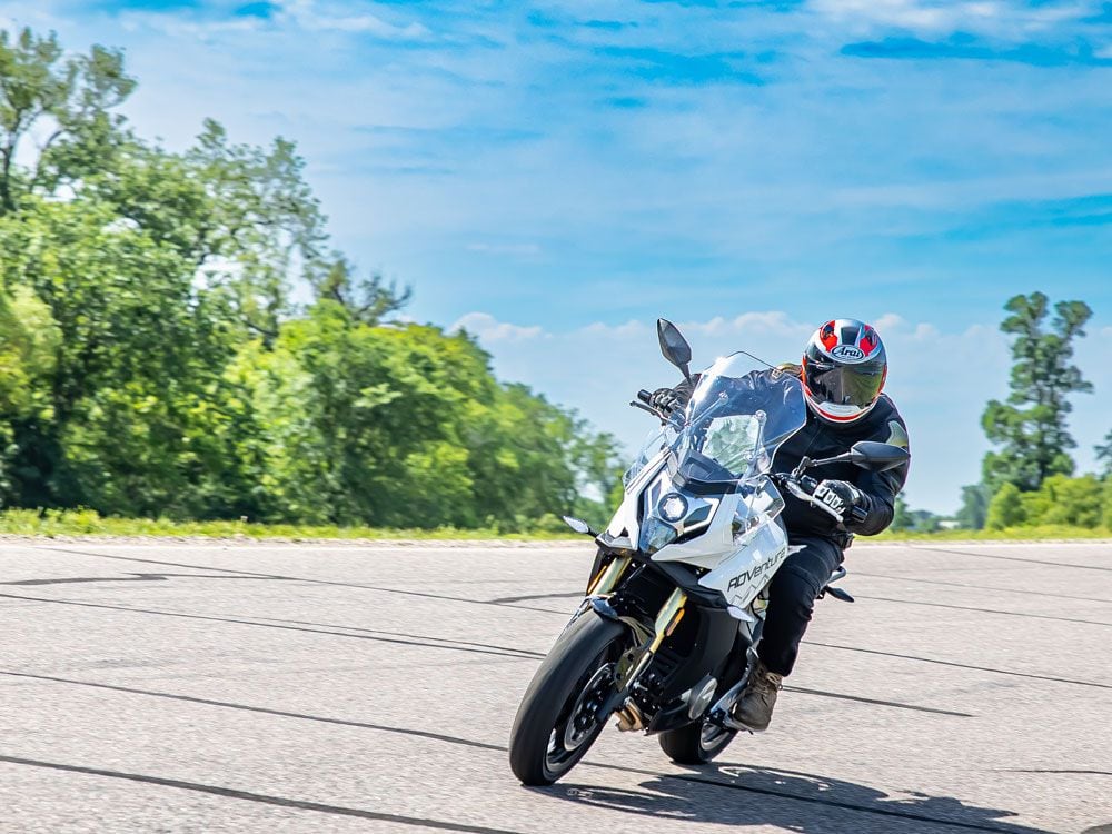 We liked the 650NK, but this variation of it in ADV style threw off lots of heat and just didn't feel as good.