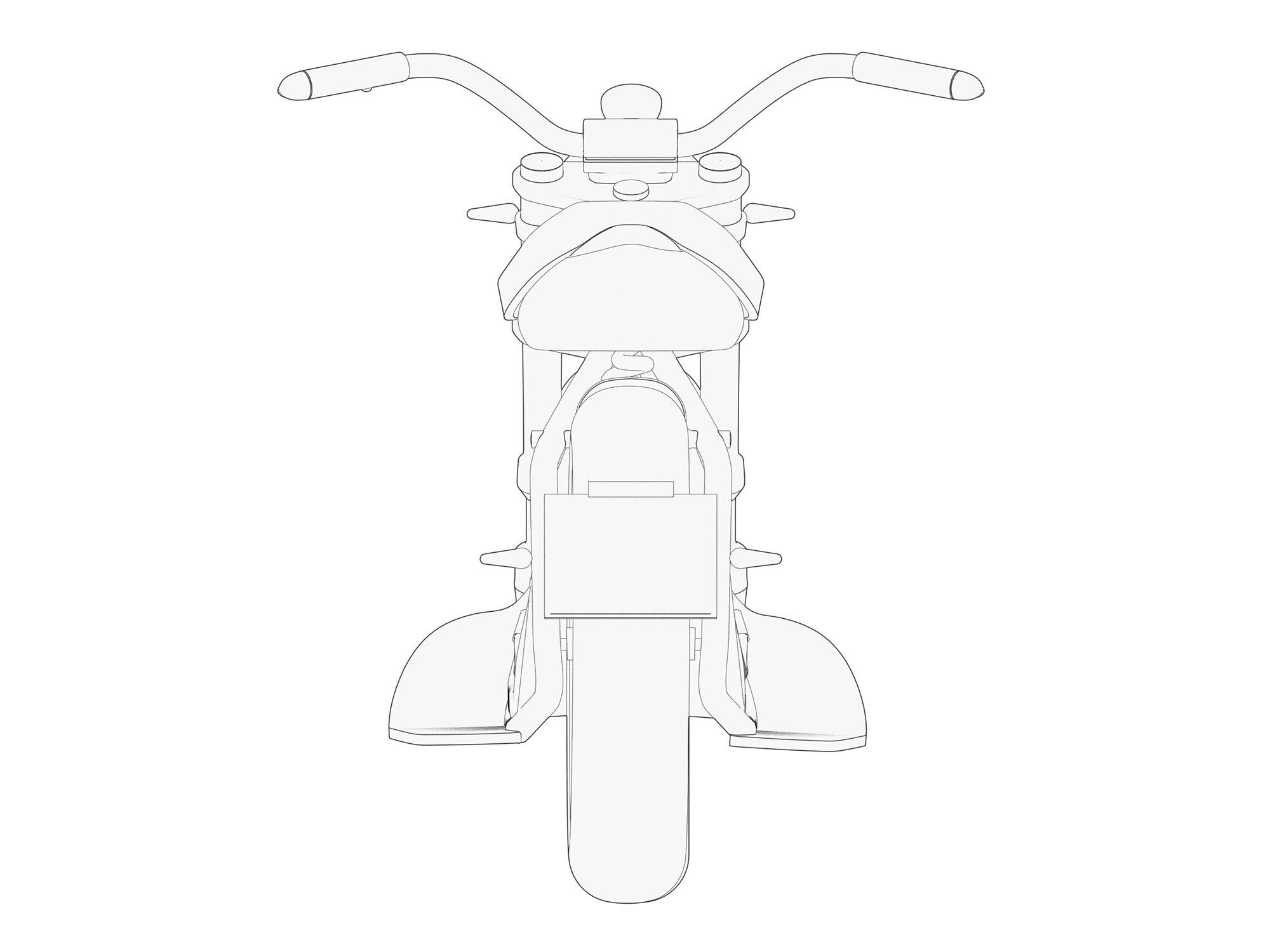 The hardtail rear end also underscores the likelihood that this will be a lower-cost model.