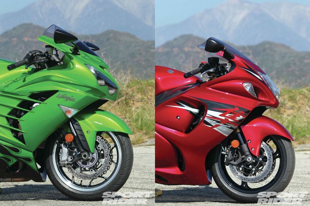 2012 Kawasaki ZX-14R vs Suzuki Hayabusa | Cycle World