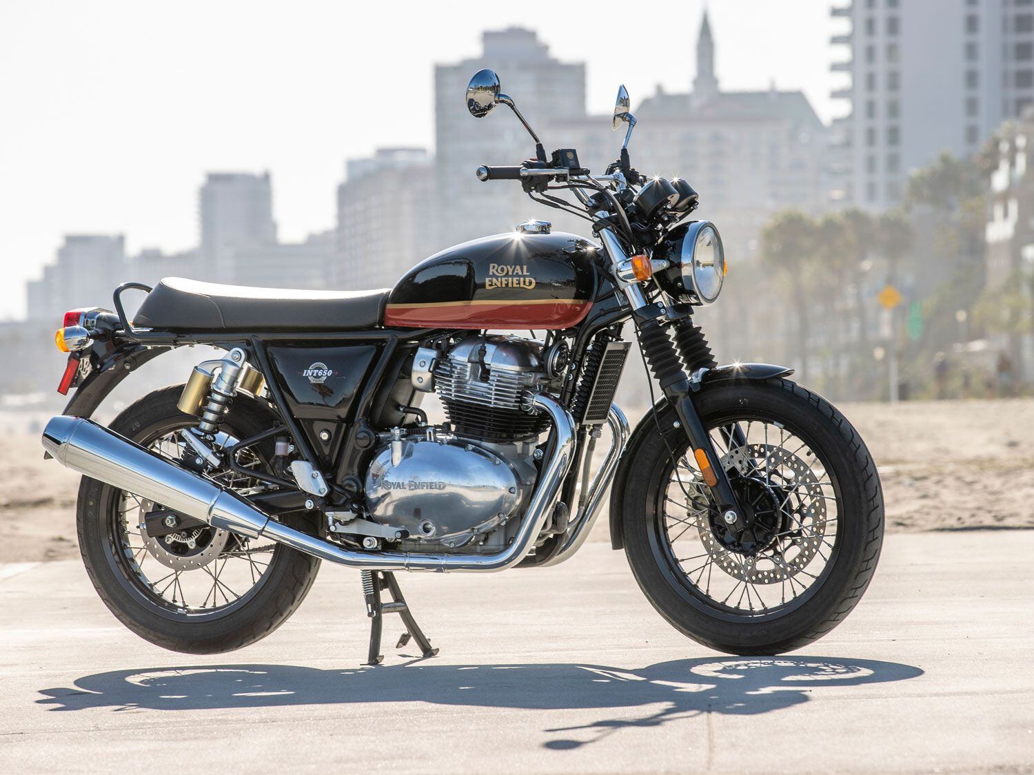 Our Royal Enfield INT650 test unit has an MSRP of $6,199.