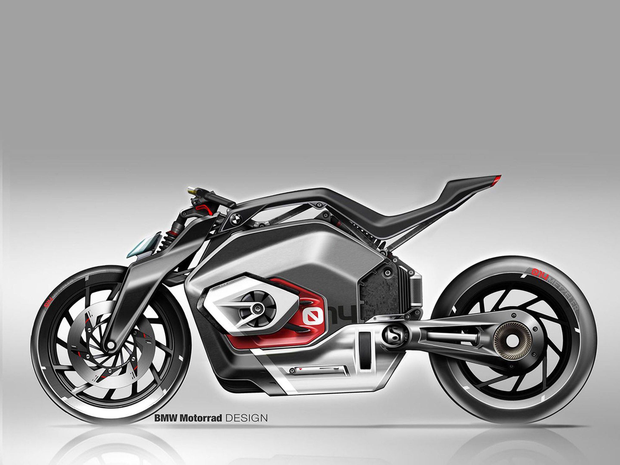 BMW ha presentado una nueva patente que muestra un motor eléctrico montado longitudinalmente dentro del chasis, como en el concepto Vision DC.