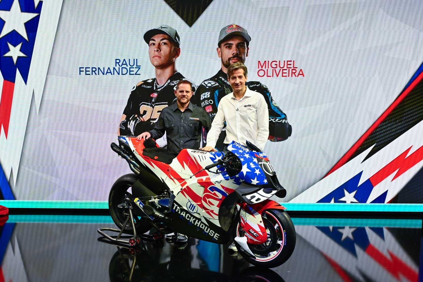 Marks and Massimo Rivola have worked together on getting the Trackhouse Racing team on the same level as the Aprilia Factory team.