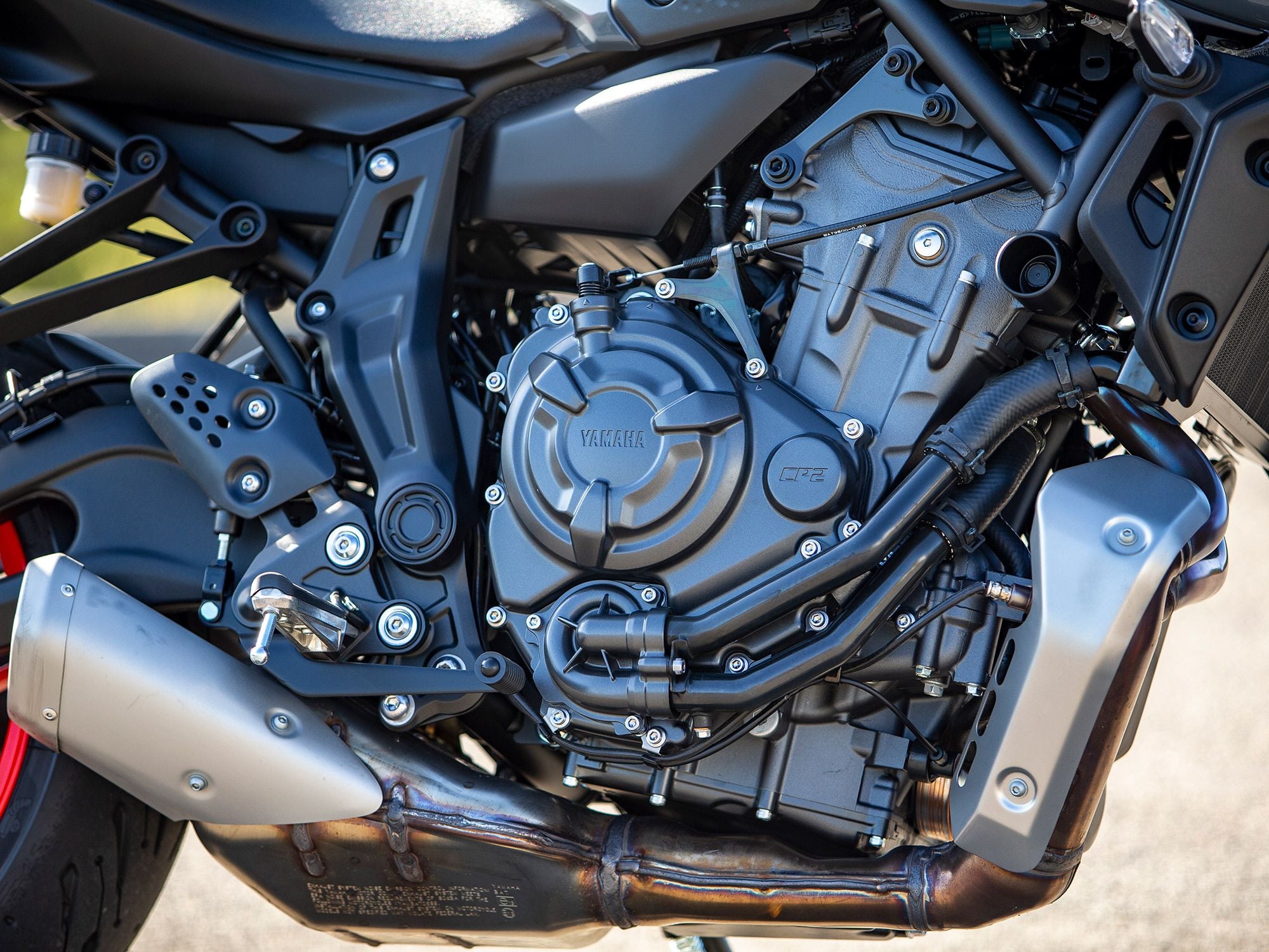Yamaha’s plucky CP2 engine gets updates to conform to Euro 5 regulations.