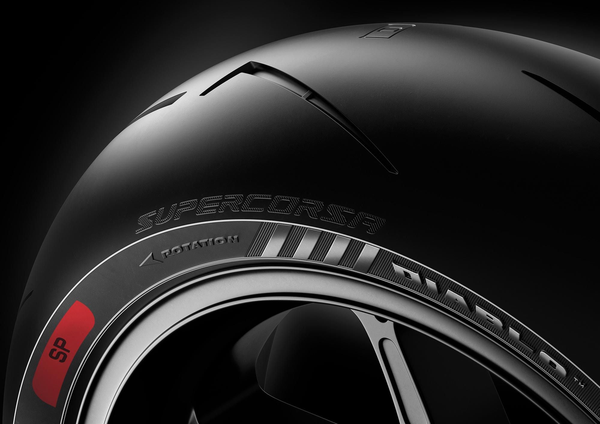 Suitable for both trackdays and canyon strafing, the Diablo Supercorsa SP V4 tire is the more street focused of the two.