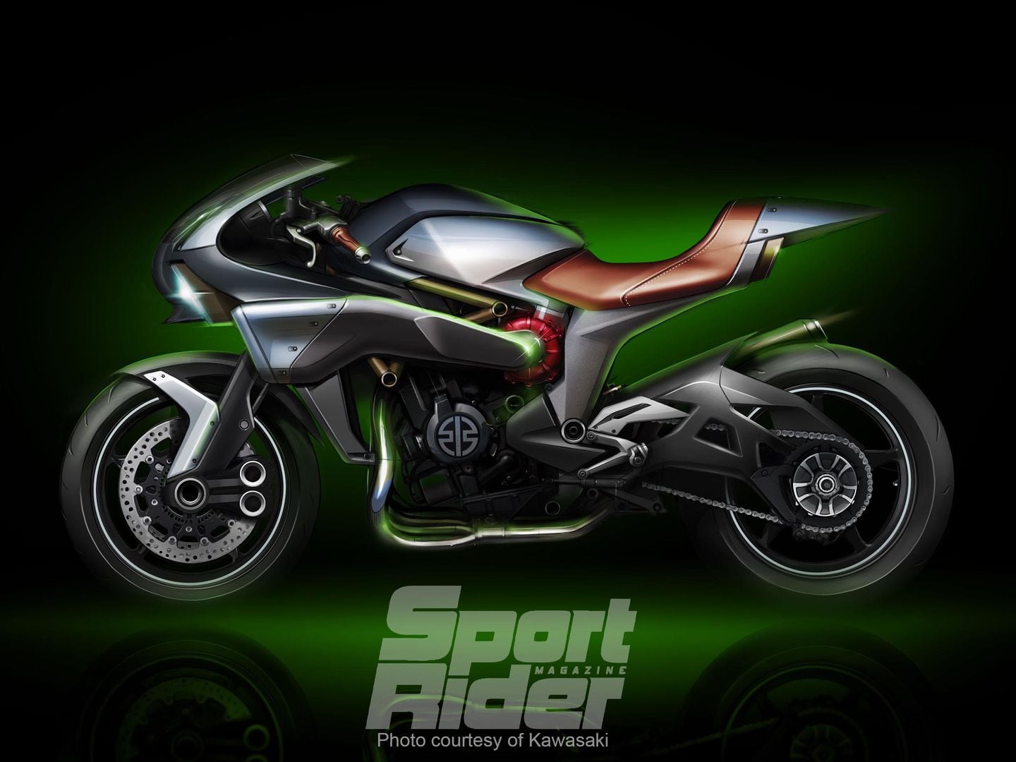 Kawasaki displays supercharged "SC01 Concept" at Tokyo Motor Show