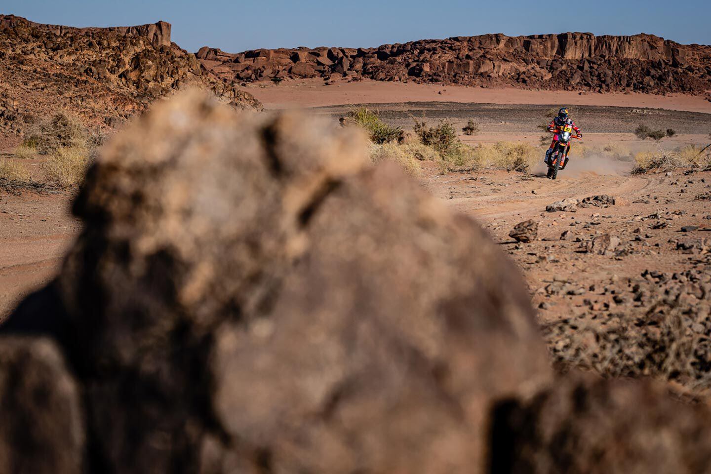 A day of rocks awaits the Dakar riders on the 480-kilometer (298 miles) Stage 11.