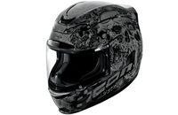 icon airmada scrawl all black is the helmet AM WHT Icon Airform Dark Helmet New Icon Helmets in Stock!