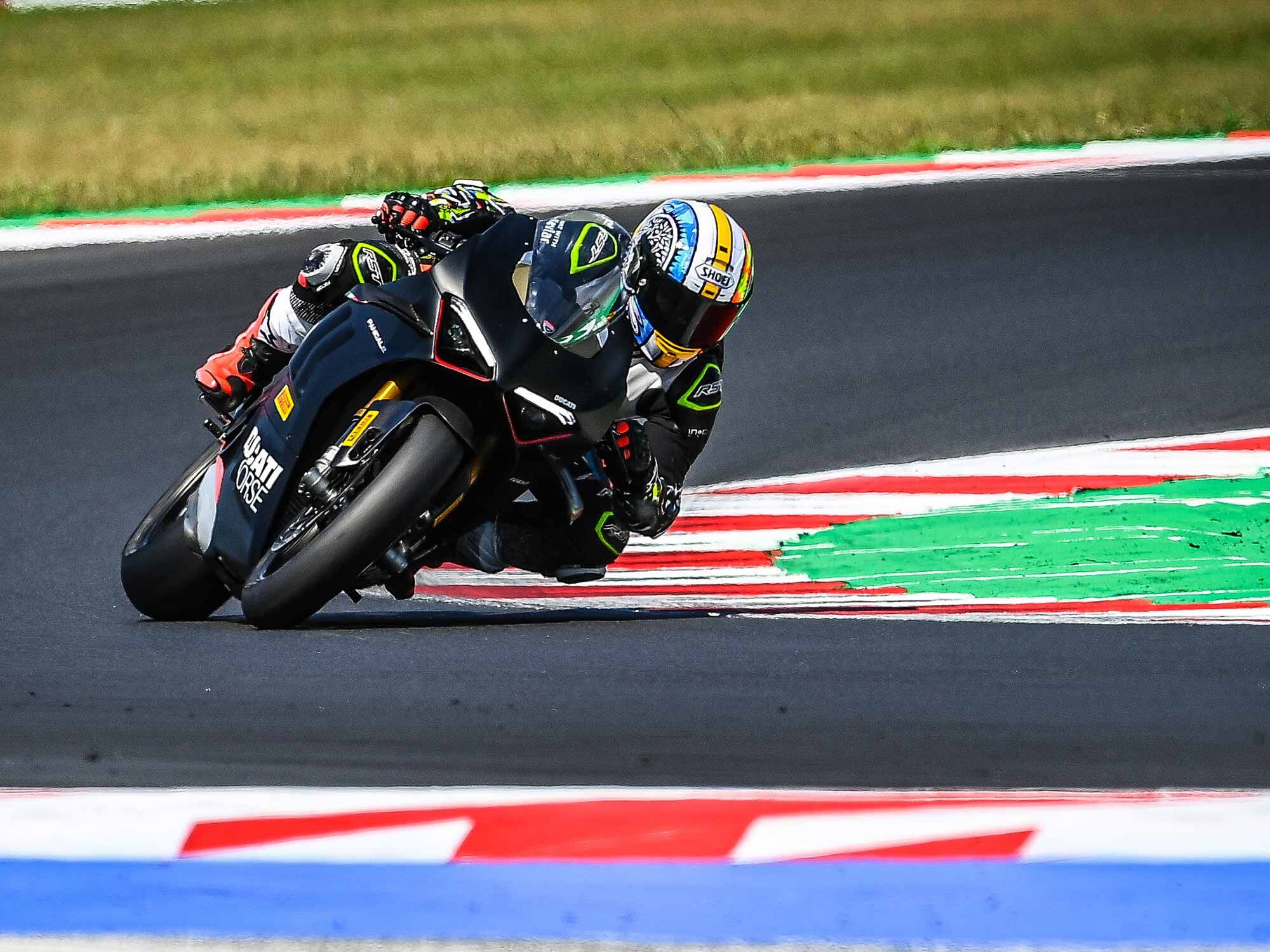 The Panigale V4 SP2 is just easier to manage, resulting in better lap times with less effort.