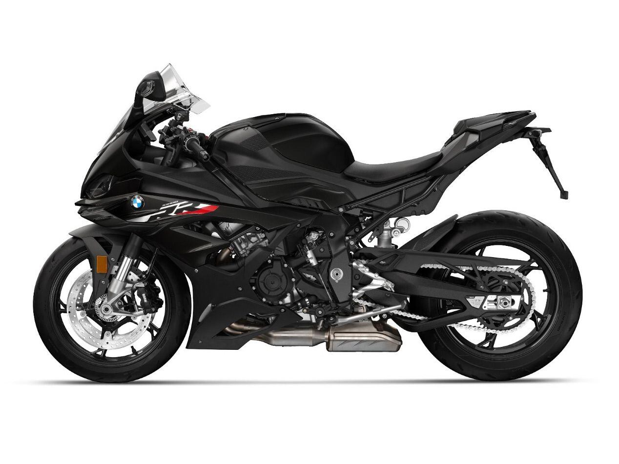 S 1000 RR in Black Storm Metallic.