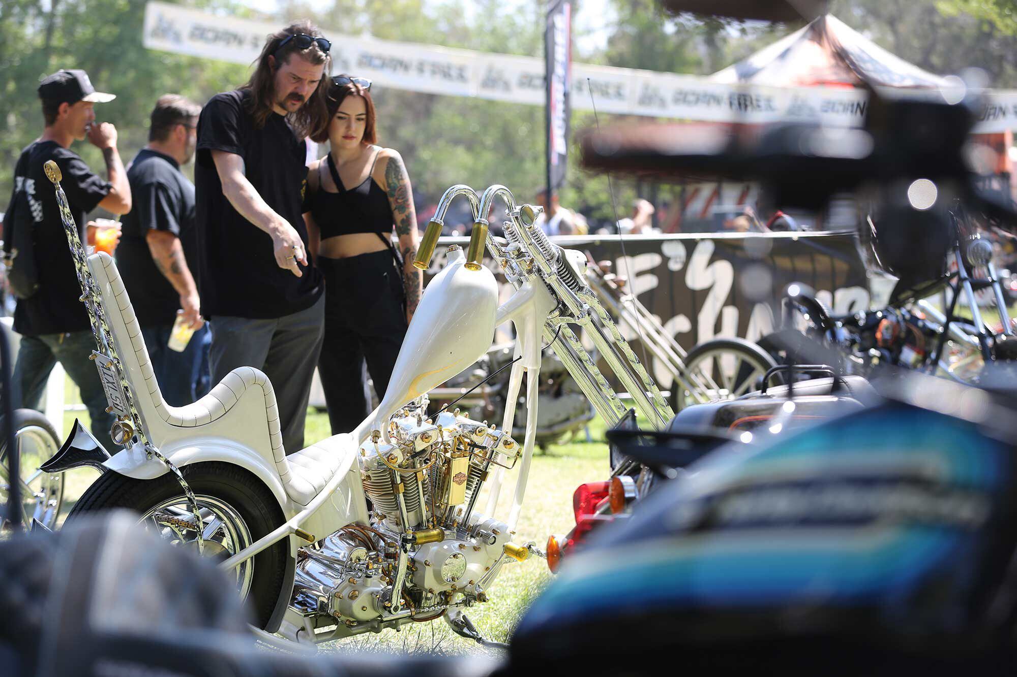 Hawke Lawshe’s Ironhead build from a few years back still has the power to stop onlookers in their tracks.