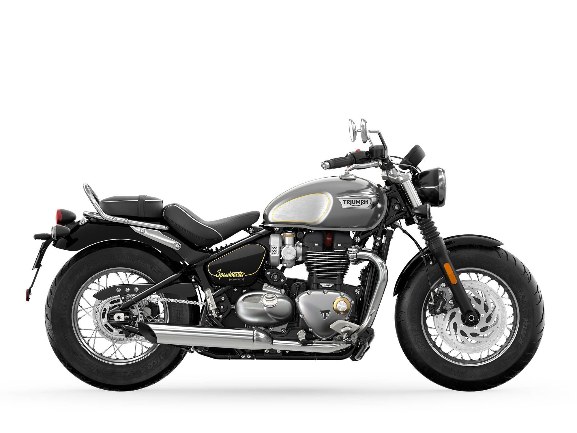 2022 Triumph Speedmaster Gold Line has a starting MSRP of $14,200.