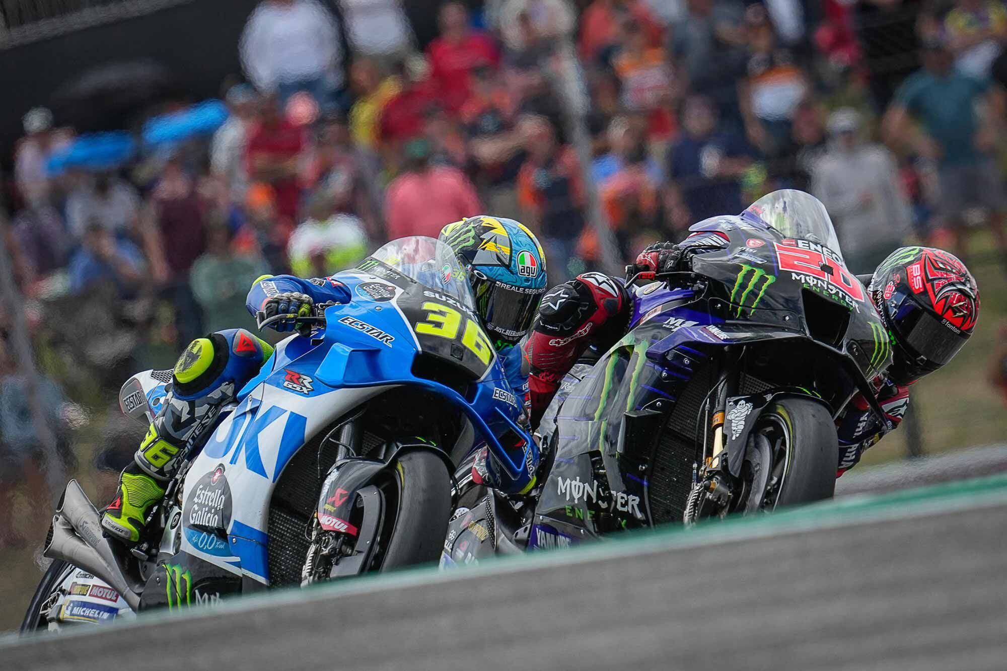 Like his teammate Rins, Joan Mir had his Suzuki dialed in at COTA, finishing fourth.