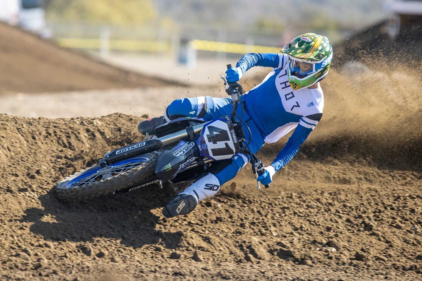 The harder you ride the 2023 Yamaha YZ450F the better it works.