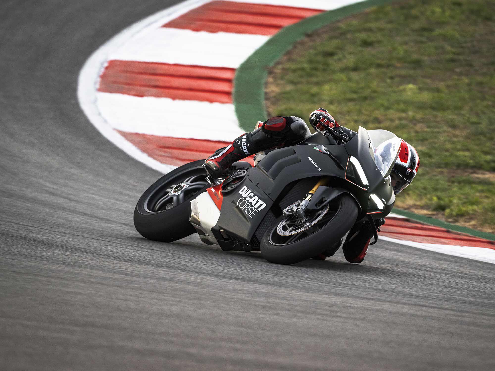 The beast in its natural environment. Ducati’s new Panigale V4 SP2 is fully street legal, but designed to be the ultimate trackday thrill ride.