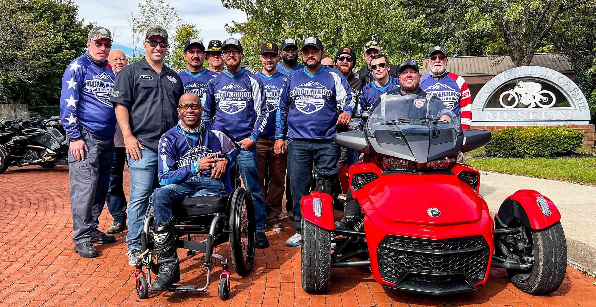 The 2022 Road Warrior Ride, sponsored by Can-Am, ended at the AMA Motorcycle Hall of Fame Museum in Columbus, Ohio.