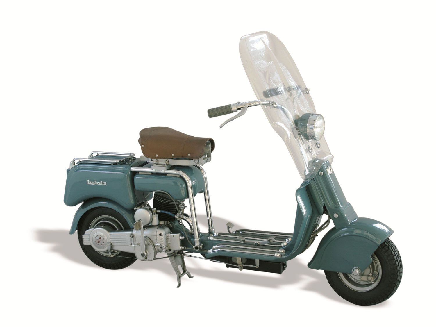 The scooter that started it all, the original Lambretta 125. Together with Vespa, these machines put Italy back in motion in the aftermath of World War II.