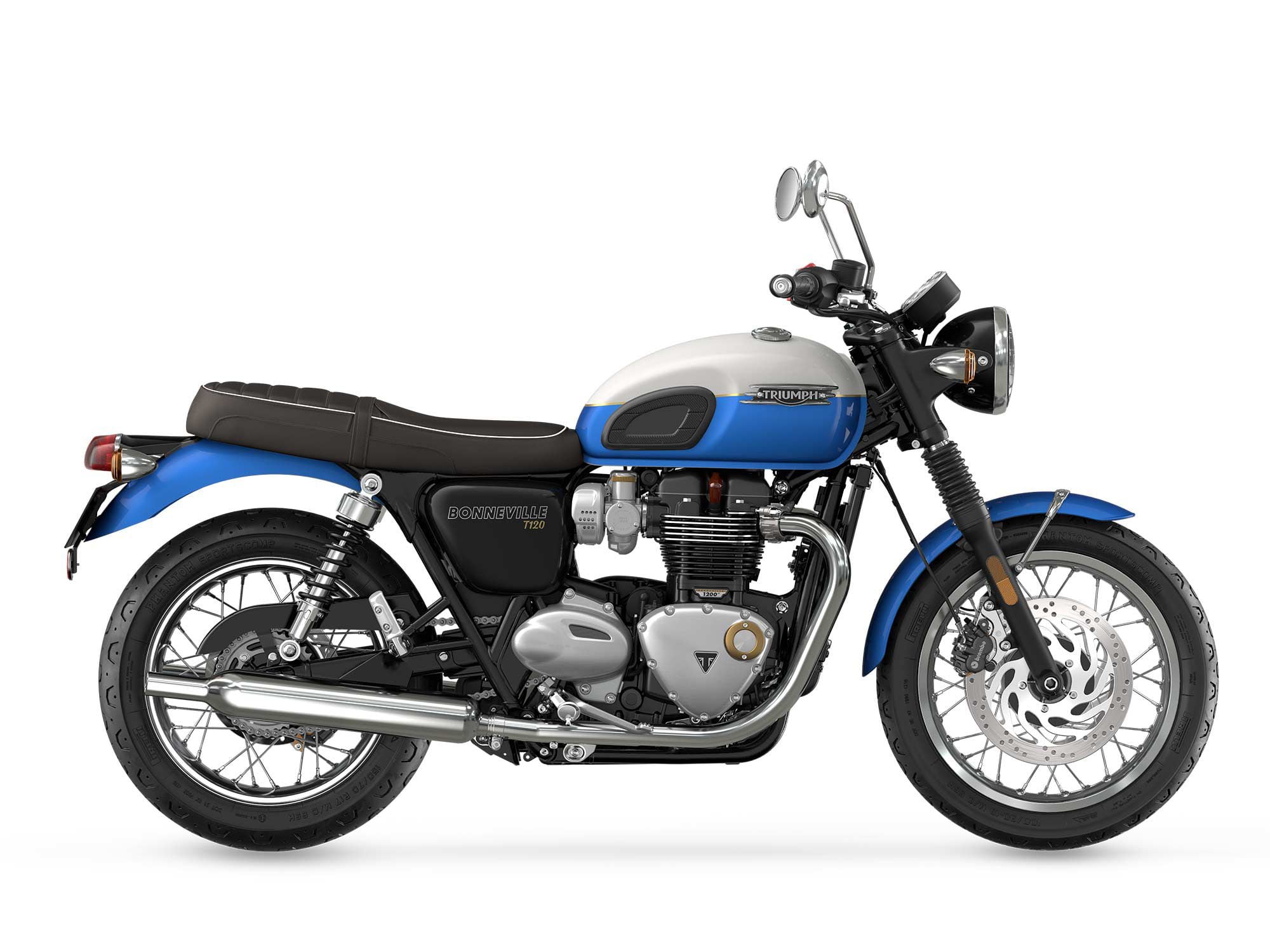 The T120 is now offered in an Aegean Blue and Fusion White color option.