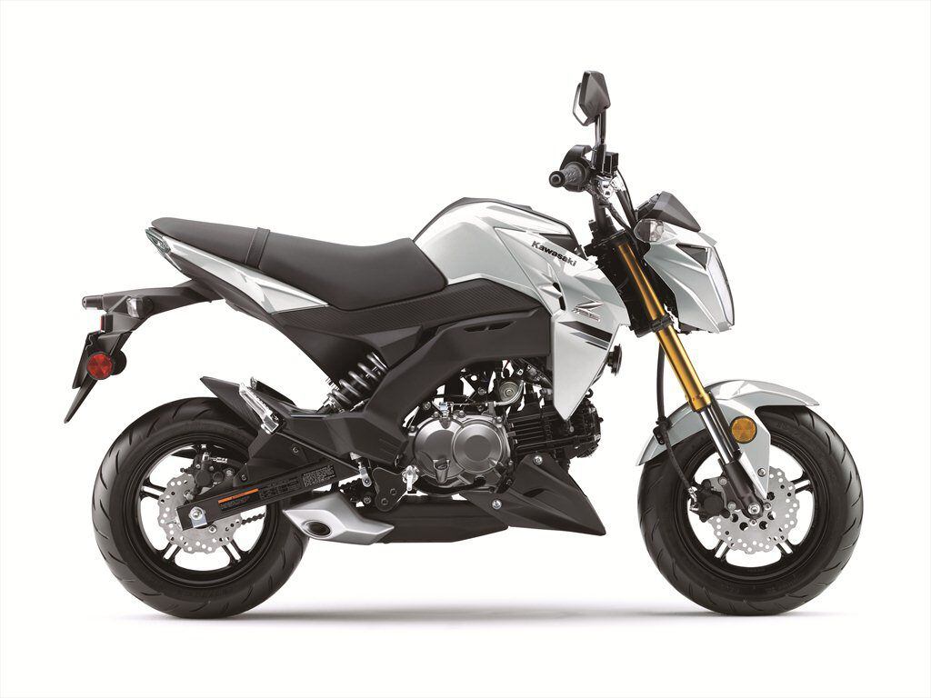 Kawasaki jumped into the mini market with its Z125 Pro in 2017.