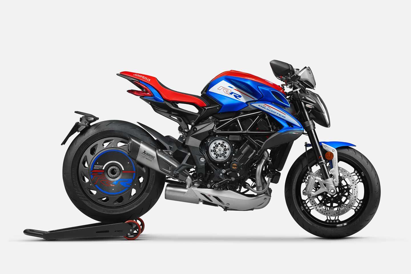 MV Agusta’s Dragster RR SCS America is a US-only special edition.