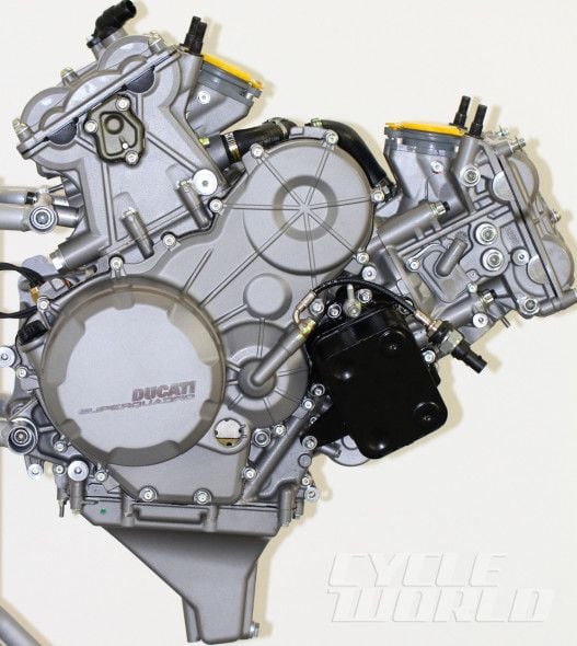 Ducati 899 Panigale Superquadro Engine Technical Analysis Cycle