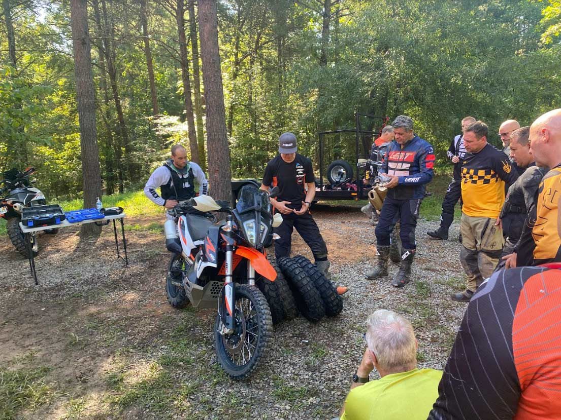 Birch goes over the different styles of tires.