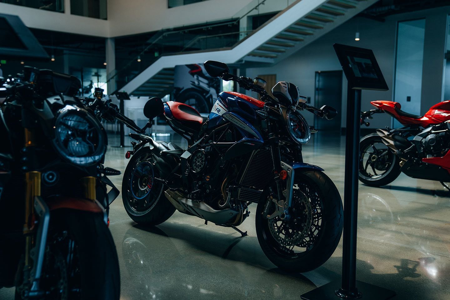 The 2024 Dragster RR America edition stands out from its counterparts on the showroom floor.