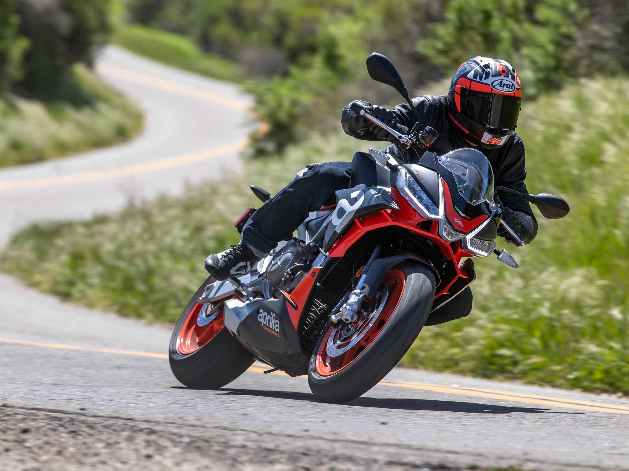 Performance and comfort puts Aprilia’s Tuono 660 at the head of the pack for 2021.
