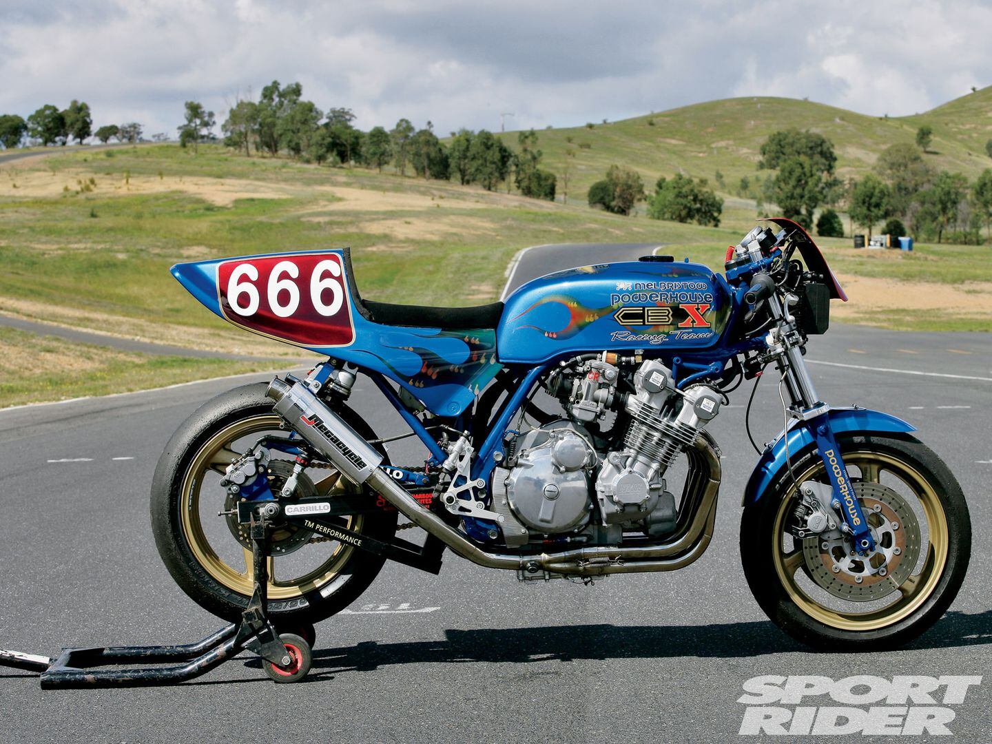 Wild File: Honda CBX Racebike - 666 The Number of The Beast