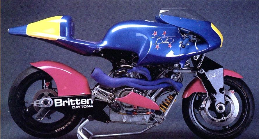 The Britten V1000 would still be considered a radical design today, it was earthshaking in 1992.