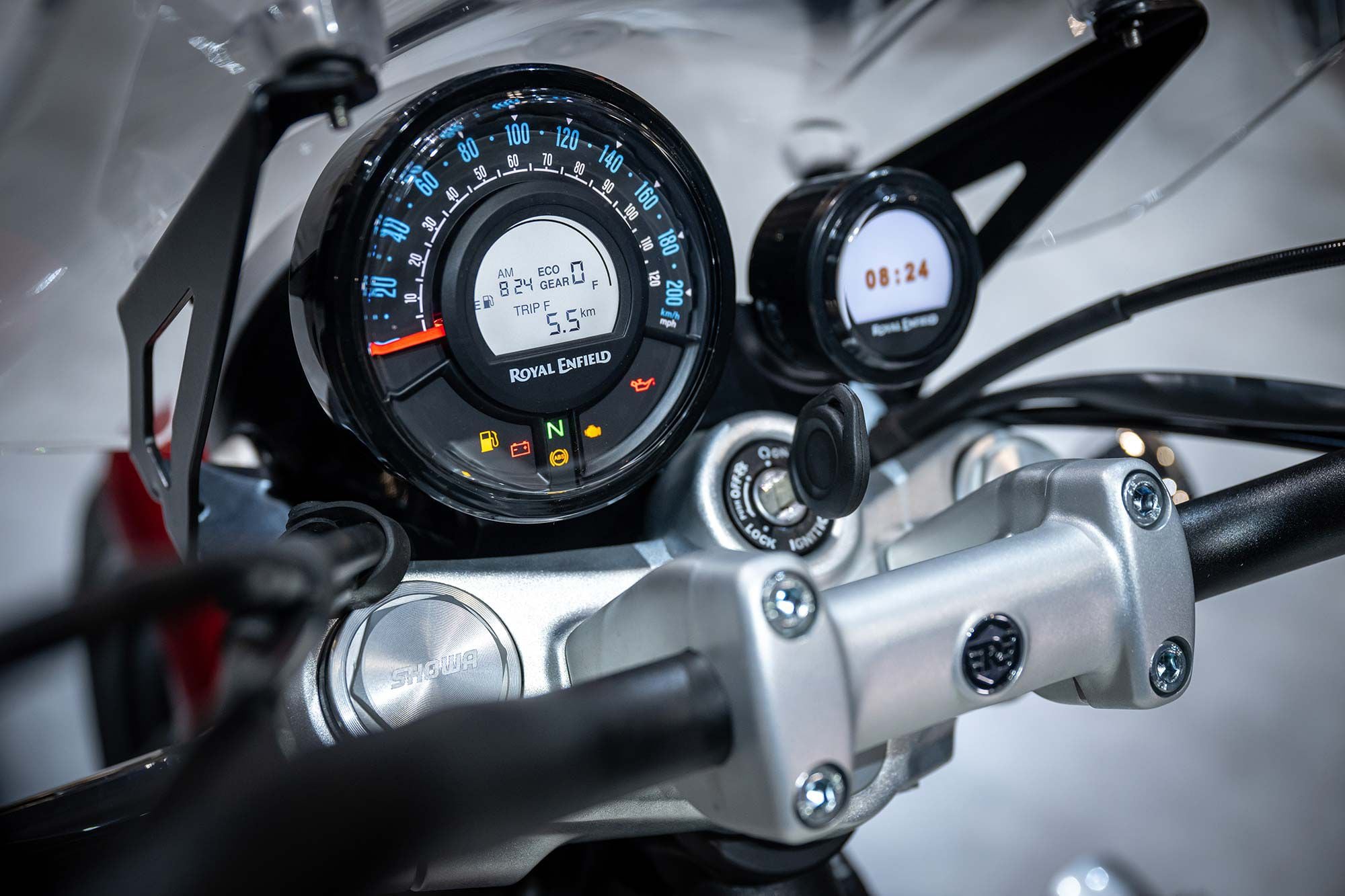 Instrumentation on the new Super Meteor is a mix of digital and analog, with navigation included.