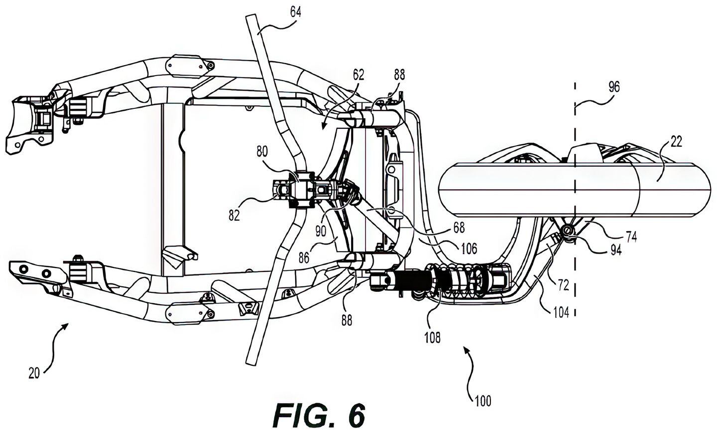 Top view of the layout.