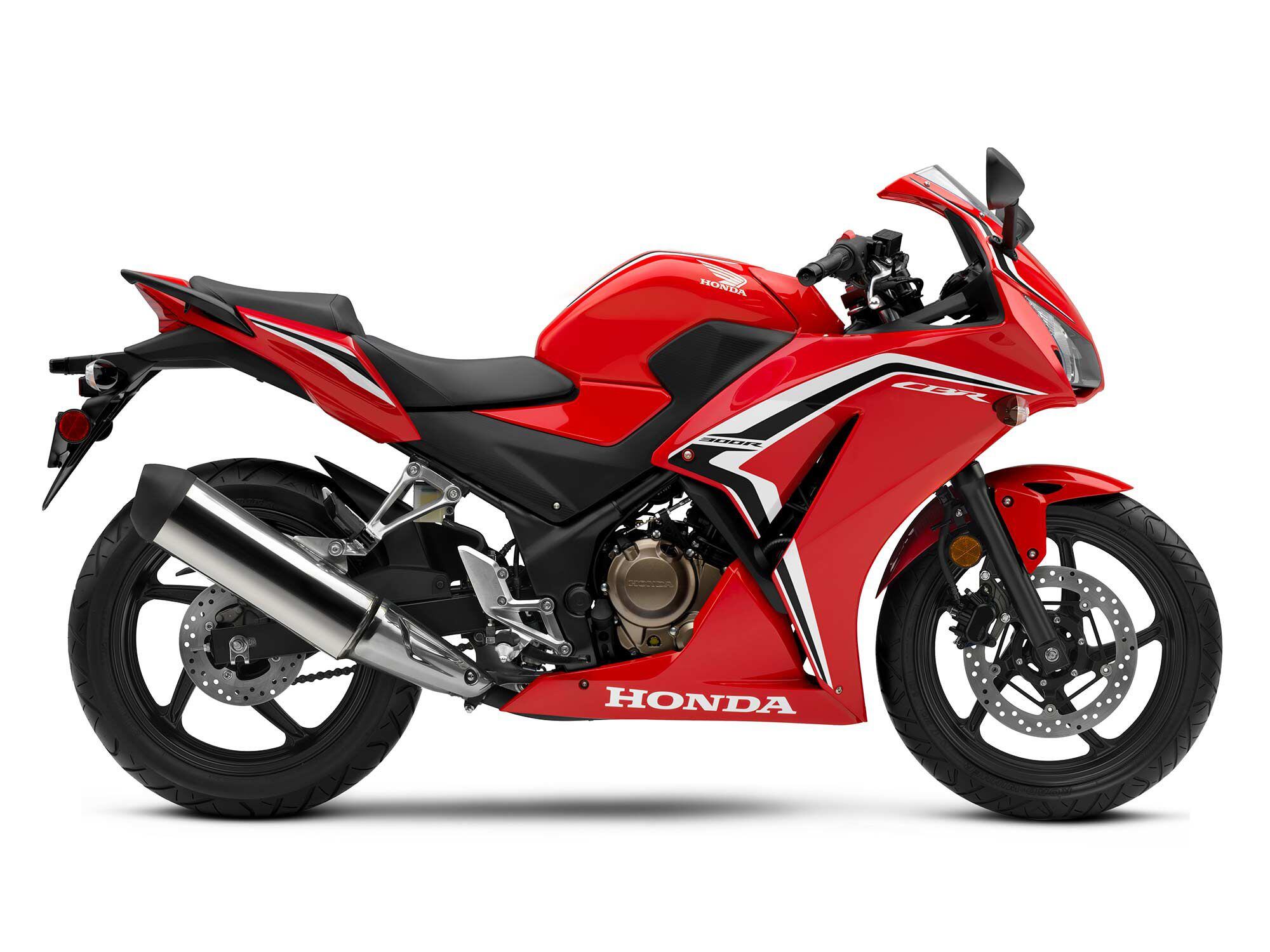 The CBR300R is both beginner and wallet friendly.