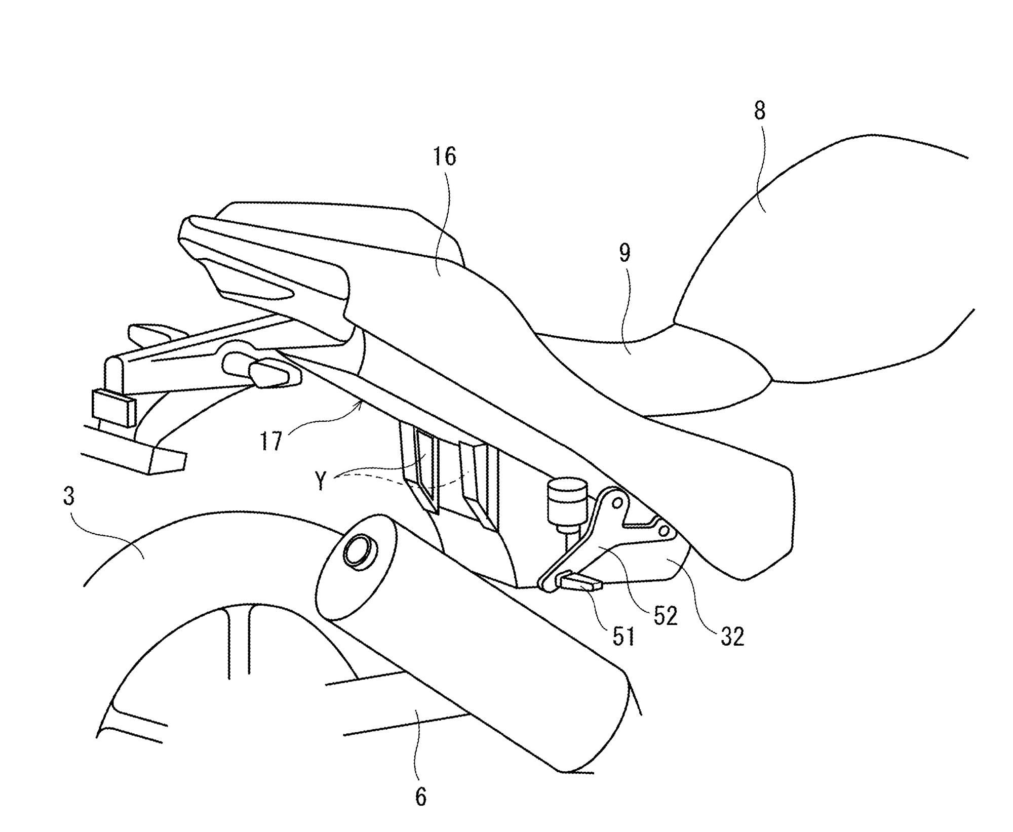 The latest patent involves cooling solutions for the underseat battery, which include exhaust ducts to draw heat out.