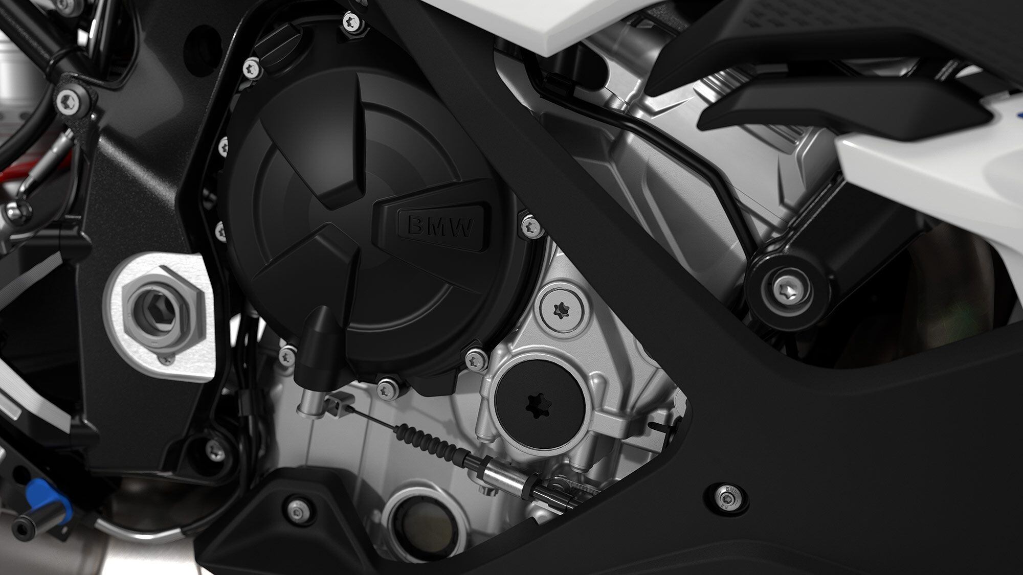 The M Chassis Kit allows adjustment of the swingarm pivot point.