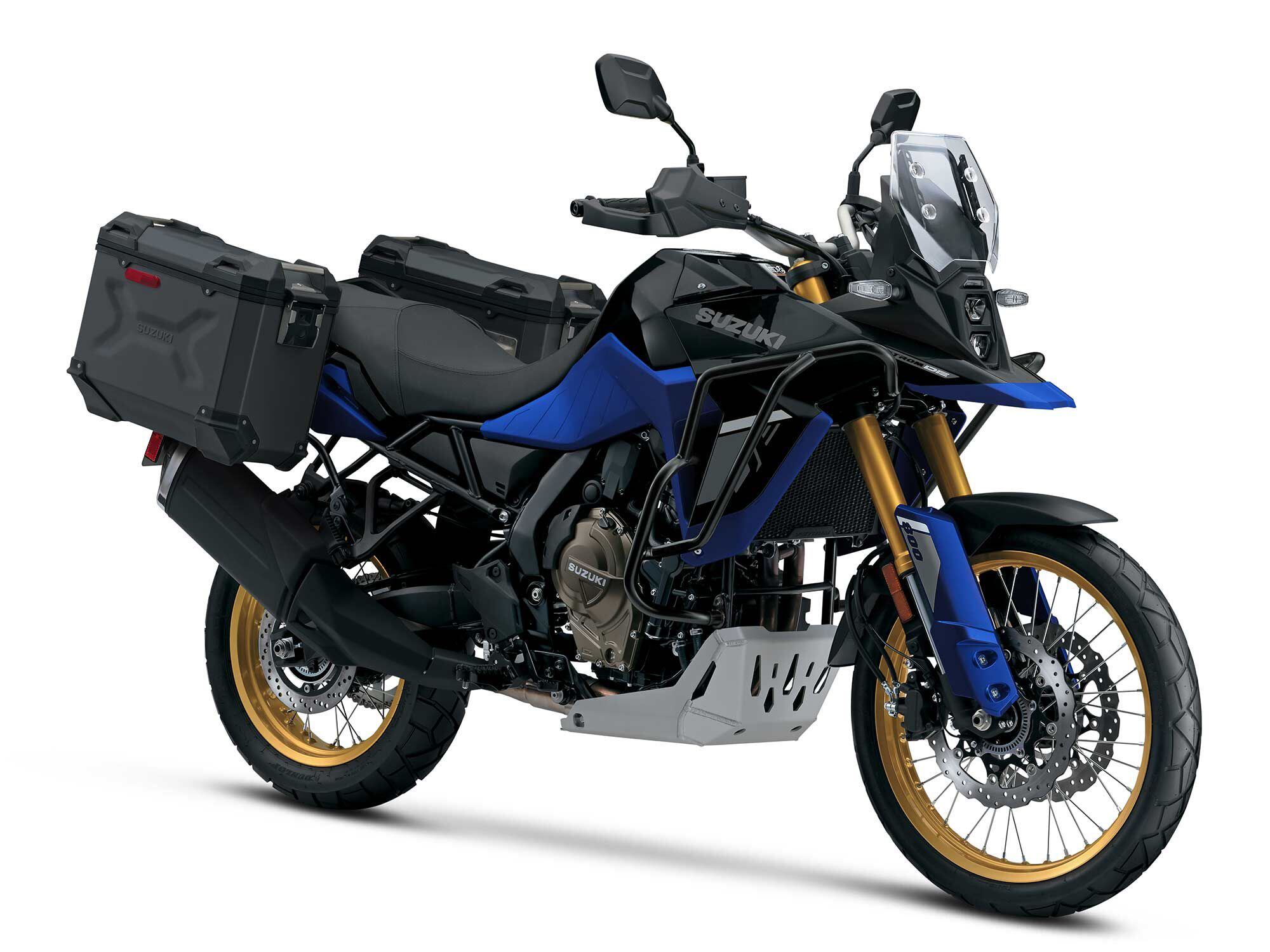 The Suzuki V-Strom 800DE Adventure.