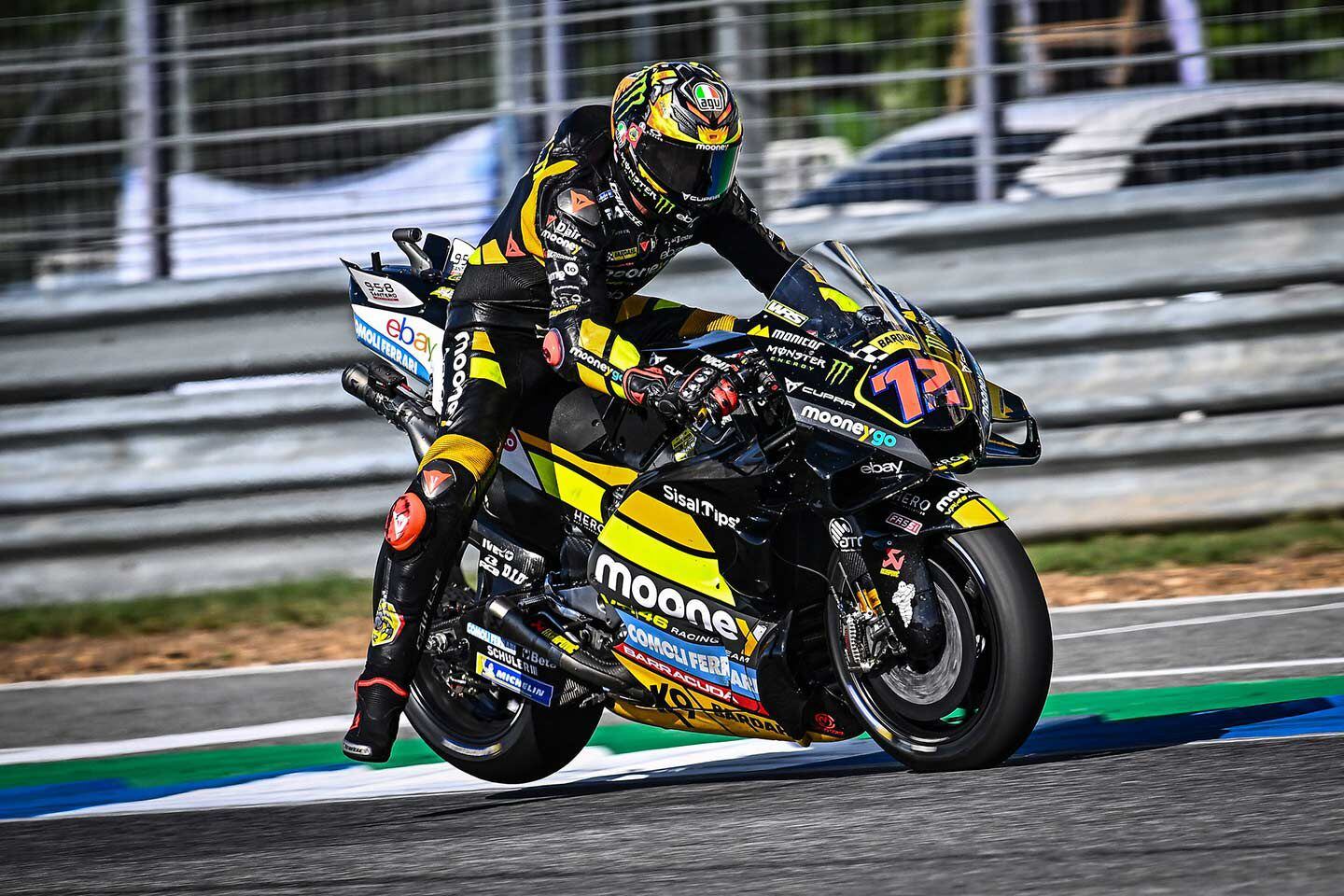 Marco Bezzecchi saved a fourth place finish.