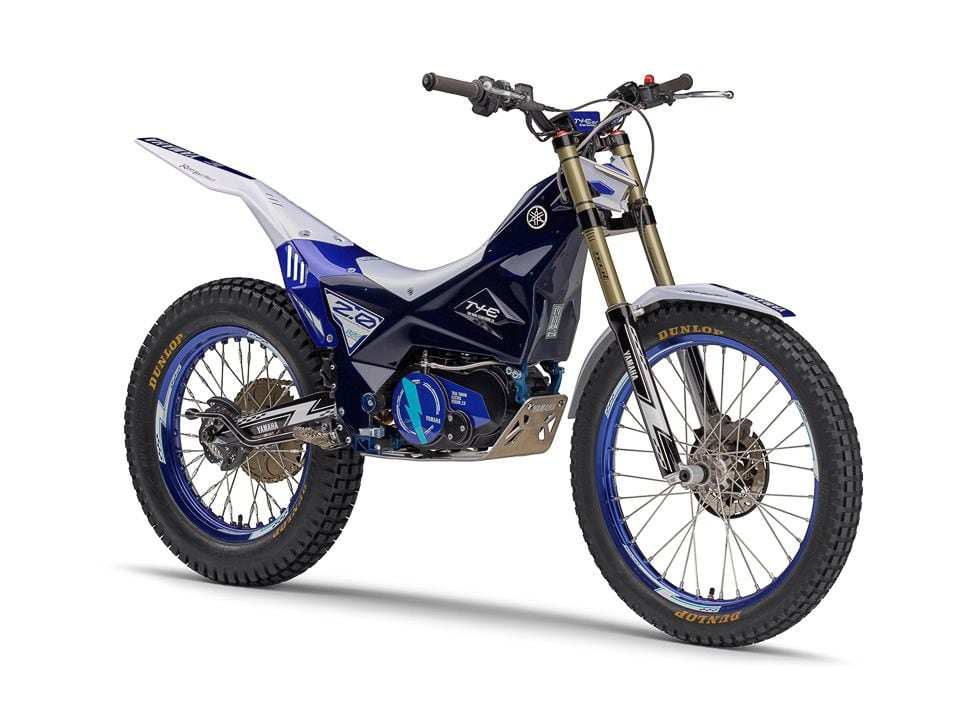 Yamaha’s TY-E electric trials motorcycle.