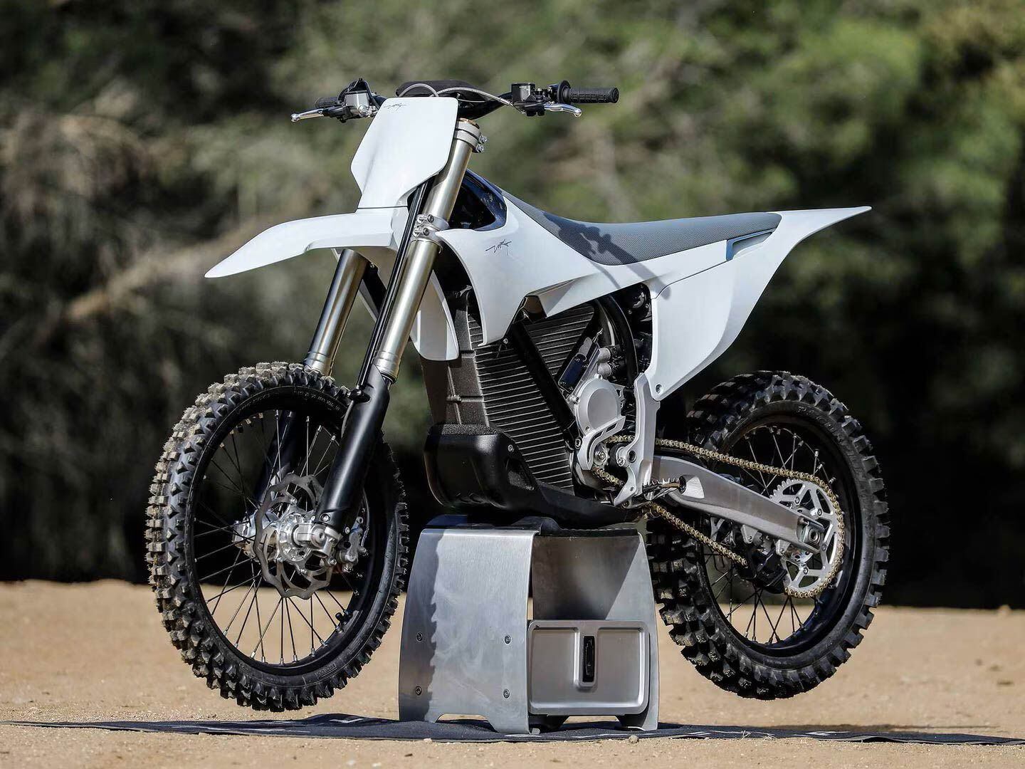 Motocrosser of the future? The Stark Varg’s premium components and advanced tech might make a few four-strokes nervous.