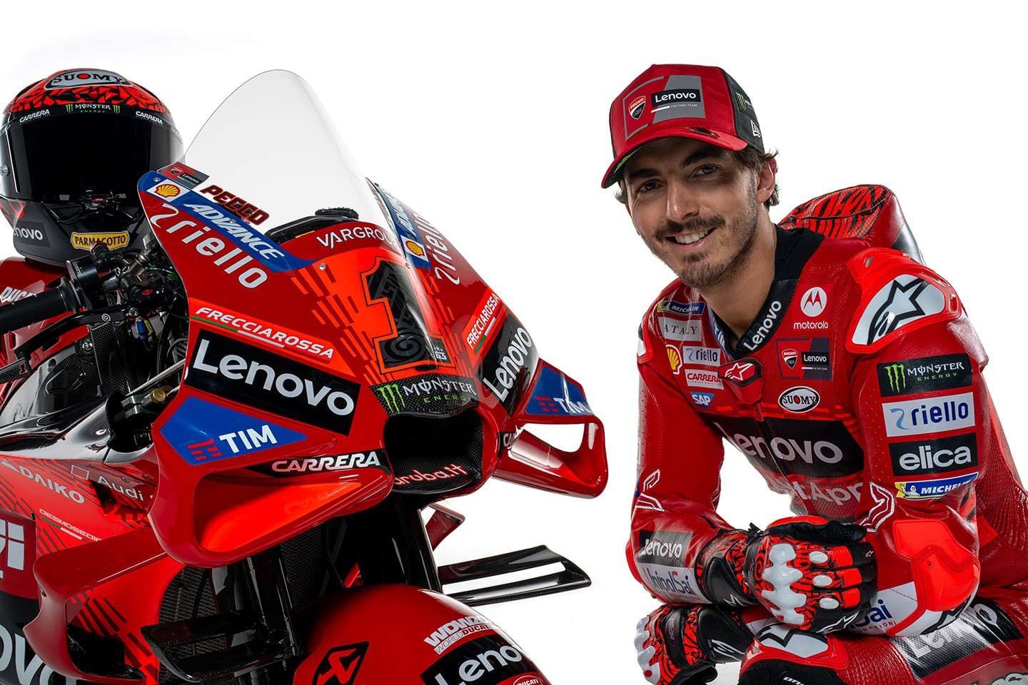 Francesco “Pecco” Bagnaia is ready to go for his third MotoGP championship.