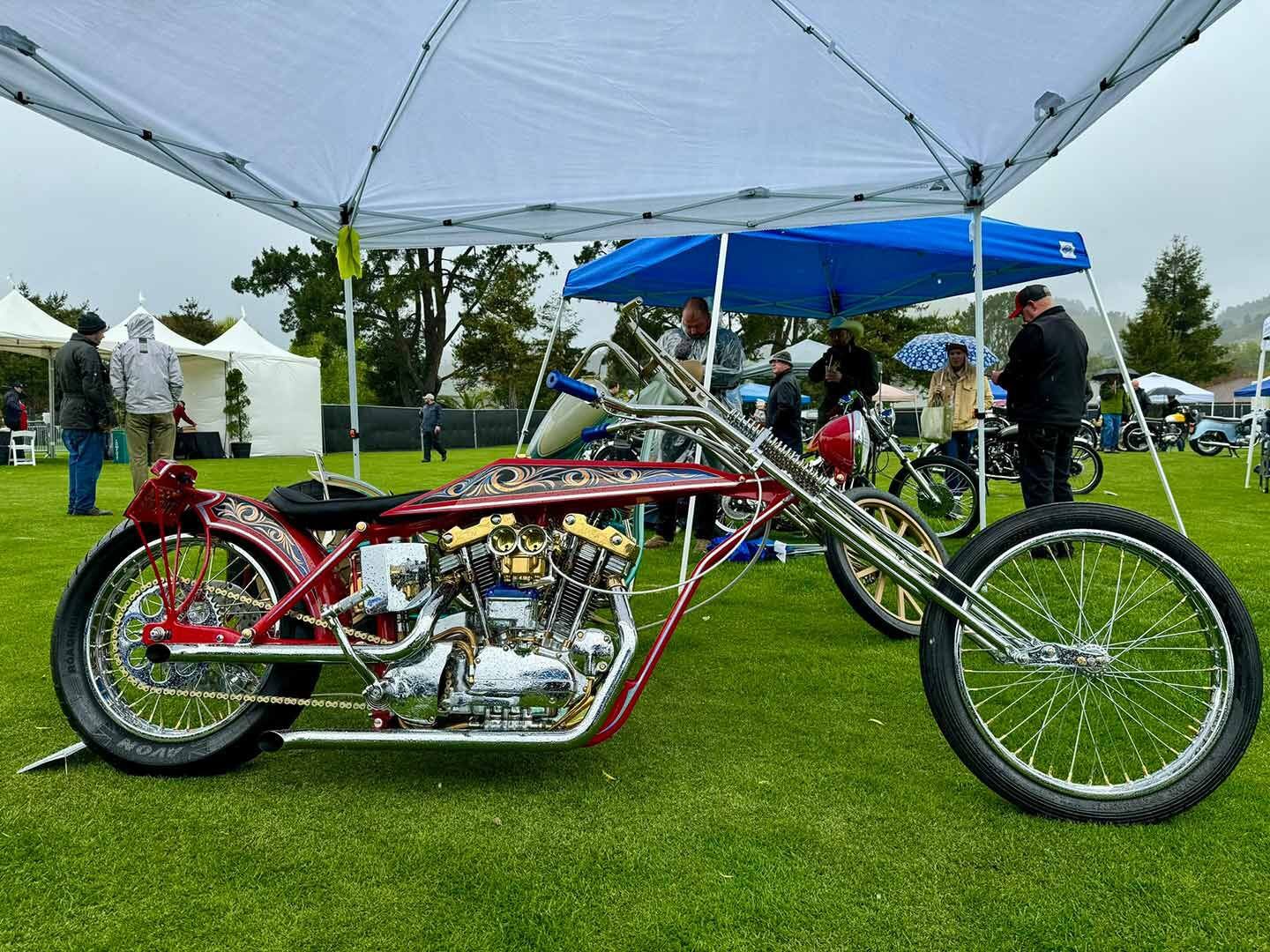 Long, low, and exquisitely detailed, this 1980 Harley-Davidson Sportster Custom was the top finisher for the Arlen Ness Memorial Award.